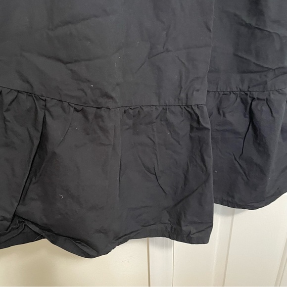 Who What Wear Black Dress Ruffle Sleeve Size Small - Picture 9 of 12